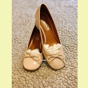 * SALE * L’INTERVALLE Patent Leather Ballerina Flats NEW
